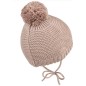 Bonnet A Pompon Classique Sable T47 Bonnet A Pompon Classique Sable T47
