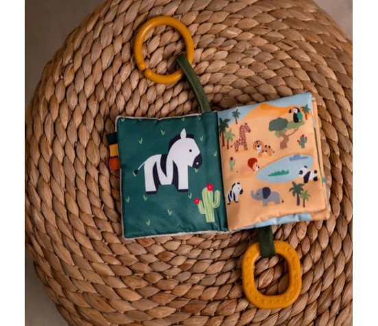Livre En Tissu Bebe-Jungle