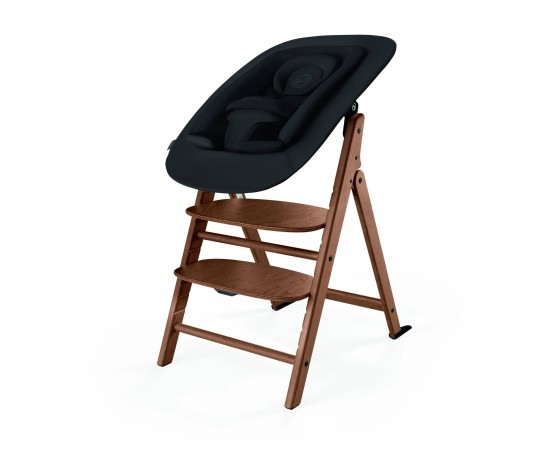 Chaise haute Click & Fold 4-in-1 All Natural Dark