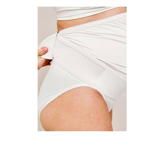 Ceinture De Soutien De Grossesse Ajustable Blanc S/M