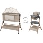 Cododo Et Chaise Haute 2 en 1-Sleat Me Beige Cododo Et Chaise Haute 2 en 1-Sleat Me Beige