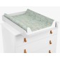 Matelas à Langer Souple PVC 50x70 cm Vert Secret Garden Matelas à Langer Souple PVC 50x70 cm Vert Secret Garden