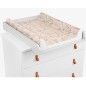 Matelas à Langer Souple PVC 50x70 cm Beige Secret Garden Matelas à Langer Souple PVC 50x70 cm Beige Secret Garden