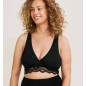 Soutien-gorge de nuit pour la grossesse et l'allaitement Noir Taille S Soutien-gorge de nuit pour la grossesse et l'allaitement Noir Taille S