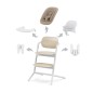 Chaise Haute Lemo 4 en 1 Sand White Chaise Haute Lemo 4 en 1 Sand White
