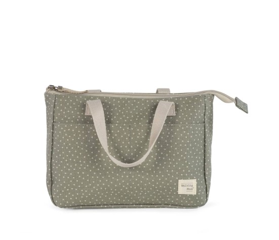 Sac de Toilette à Pois Poppy Mousse