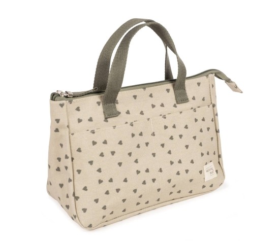 Sac de Toilette à Cœur Poppy Mousse