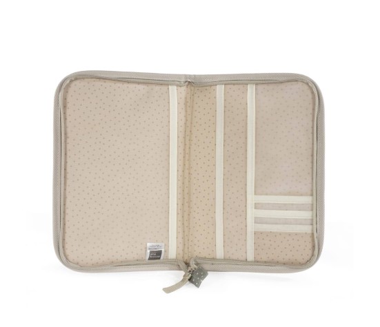 Protège Carnet de Santé à Pois Poppy Mousse