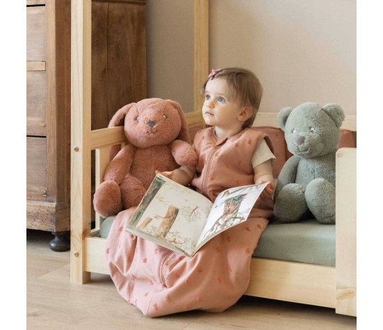 Peluche Lapin 45 cm - Terre de Sienne