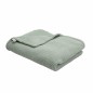 Couverture Vert Argile Maille Flanelle 75x100 cm Couverture Vert Argile Maille Flanelle 75x100 cm