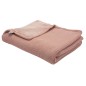 Couverture Terre de Sienne Maille Flanelle 75x100 cm Couverture Terre de Sienne Maille Flanelle 75x100 cm