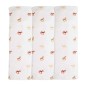 Lot de 3 Langes 70x70 cm - Cheval Ecru Lot de 3 Langes 70x70 cm - Cheval Ecru