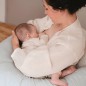 Coussin d'allaitement Jersey Coton Vert eau/ étoiles Coussin d'allaitement Jersey Coton Vert eau/ étoiles