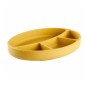 Assiette Ventouse Silicone Jaune Miel Assiette Ventouse Silicone Jaune Miel