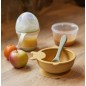 Bol Ventouse Silicone Jaune Miel Bol Ventouse Silicone Jaune Miel