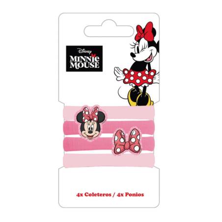 Lot de 4 Elastiques Minnie