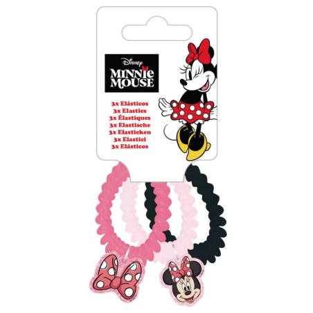 Lot de 3 Elastiques Minnie