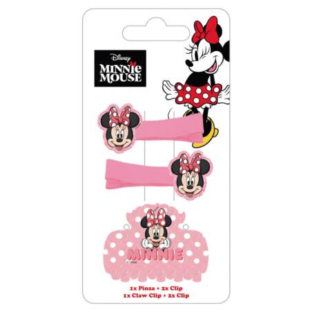 Lot de 3 Pinces Minnie