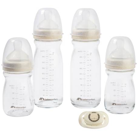 Kit de Biberon en Verre -...