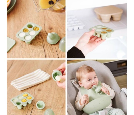 Set Contenants Silicone et Grignoteuse