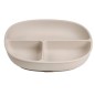 Assiette + Couvercle en silicone Beige Assiette + Couvercle en silicone Beige