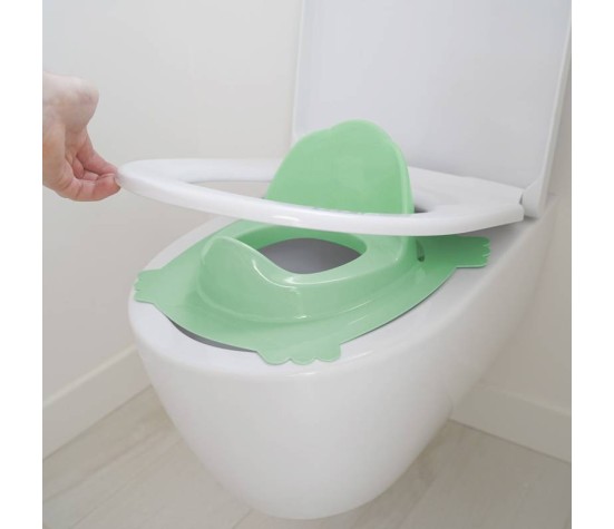 Reducteur De Toilette Luxe Vert Celadon