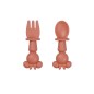 Lot De 2 Couverts Silicone Minnie Lot De 2 Couverts Silicone Minnie
