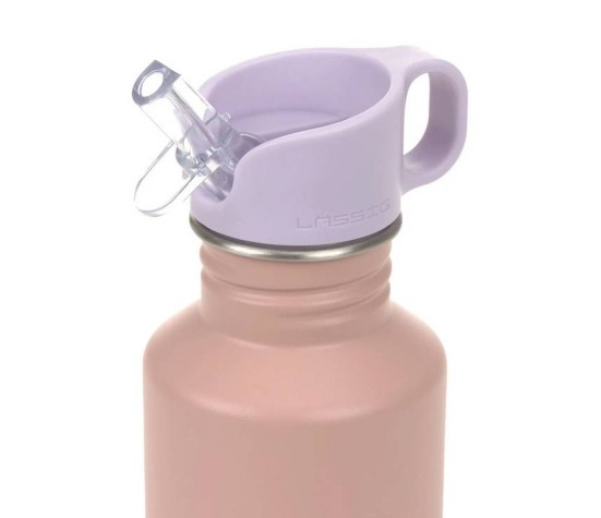 Gourde Pour Enfant Inox Pattern Party Rose/Lilas