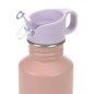 Gourde Pour Enfant Inox Pattern Party Rose/Lilas Gourde Pour Enfant Inox Pattern Party Rose/Lilas
