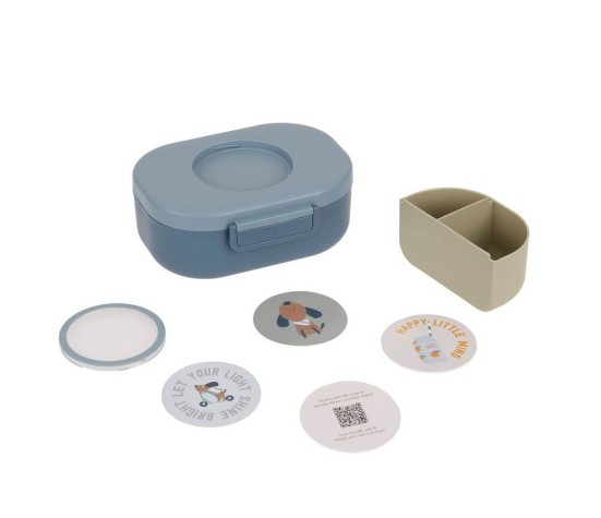 Style & Snack Lunchbox Pattern Party Bleu/Vert