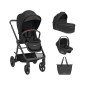Poussette 3En1 With Carrycot Mia Noir Poussette 3En1 With Carrycot Mia Noir