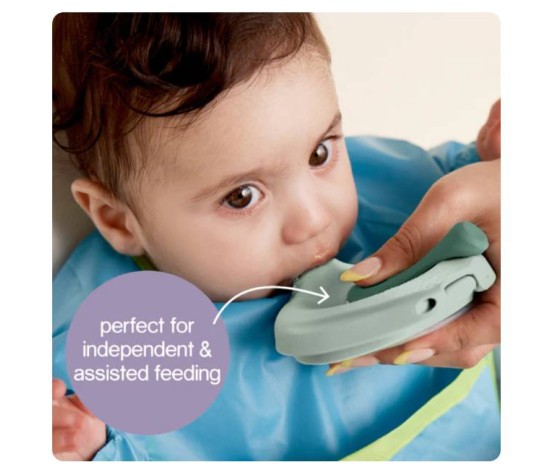 Gourde Alimentaire En Silicone-Sauge