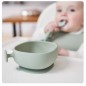 Bol + Couvercle En Silicone-Sauge Bol + Couvercle En Silicone-Sauge
