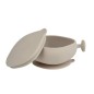 Bol + Couvercle En Silicone-Beige Bol + Couvercle En Silicone-Beige