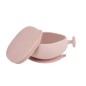 Bol + Couvercle En Silicone-Rose Bol + Couvercle En Silicone-Rose