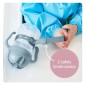 Attache Biberon En Silicone-Bleu Ocean Attache Biberon En Silicone-Bleu Ocean