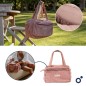 Sac à Langer Fluffy Corduroy Rose