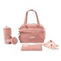 Sac à Langer Fluffy Corduroy Rose