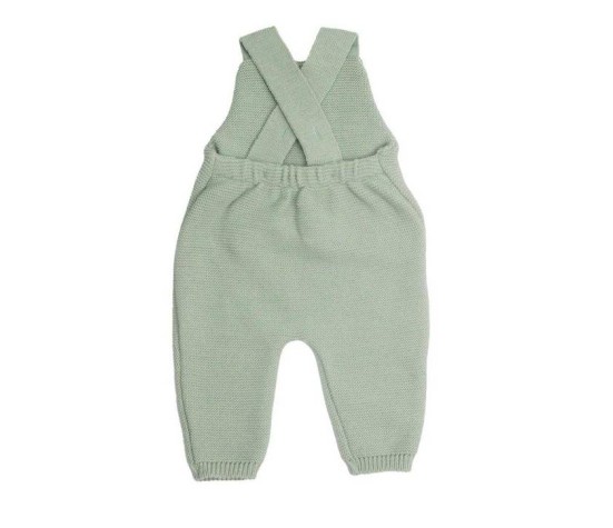 Salopette En Maille Vert Sauge 1/3M