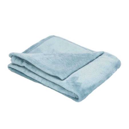 Couverture Flanelle Bleu...