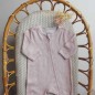 Pyjama Coton Zip Rose 0M Pyjama Coton Zip Rose 0M