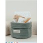 Beauty case en tricot bio kaki Beauty case en tricot bio kaki