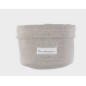 Beauty case en tricot bio beige Beauty case en tricot bio beige