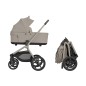 Poussette 2En1 Avec Nacelle Goya Platinum Champagne Poussette 2En1 Avec Nacelle Goya Platinum Champagne