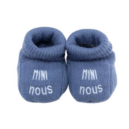 Chaussons Mini Nous Bleu