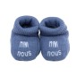 Chaussons Mini Nous Bleu Chaussons Mini Nous Bleu