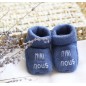 Chaussons Mini Nous Bleu Chaussons Mini Nous Bleu