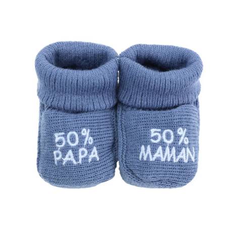 Chaussons 50% Papa 50%...
