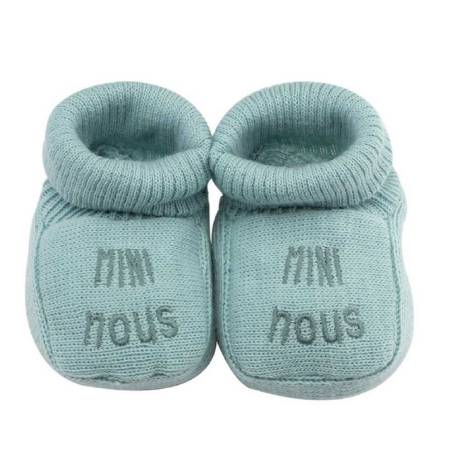 Chaussons Mini Nous Vert Sauge