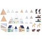 Set de Cubes et Personnages en Bois – Vallée Blanche Set de Cubes et Personnages en Bois – Vallée Blanche